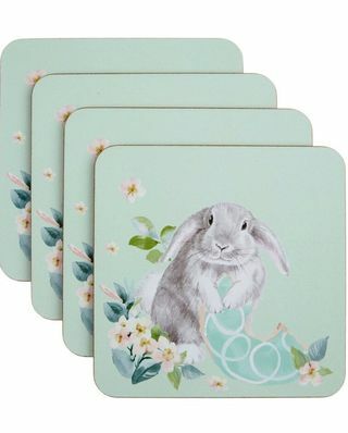 Bunny and Donuts Coasters Set med 4