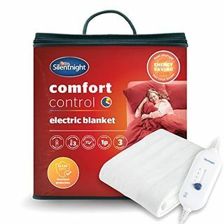 Silentnight Comfort Control Elektrisk filt - Enkel, Vit