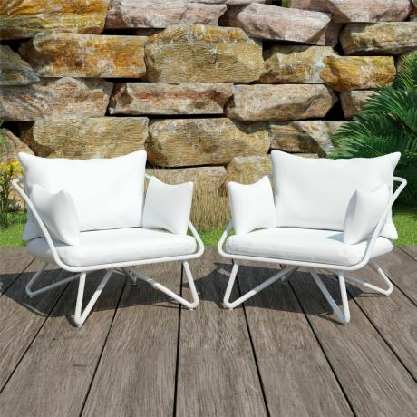 Teddi Outdoor Lounge Chairs (set med 2)