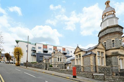 Balmoral Quays lägenhet i Penarth, en kuststad i Vale Of Glamorgan i Wales, är till salu