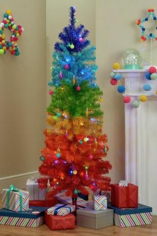 Argos Home Rainbow Christmas Tree - 5ft