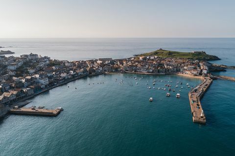 alba beach house, st ives, cornwall, Storbritannien