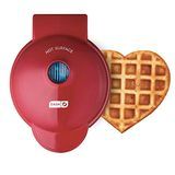 Dash Heart-Shaped Mini Waffle Maker 