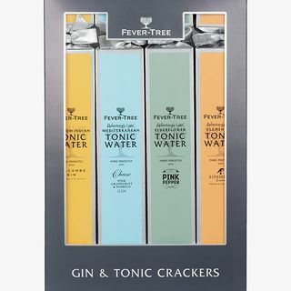 Fever-Tree Gin och Tonic Pairing Crackers, kartong med 4, 5 cl & 150 ml