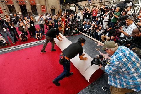 Förberedelser för röda mattor - Oscars 2015