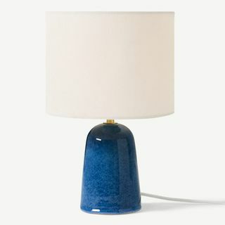 Nooby Bordslampa, Blue Reactive Glaze Ceramic