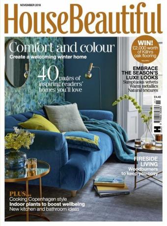 House Beautiful november 2018 nummer - omslag