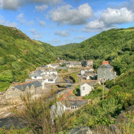 boscastle, cornish fiskeby