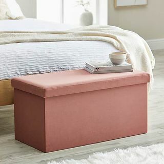 Matilda Eco Velvet Foldable Storage Ottoman