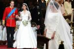 Meghan Markles kungliga bröllopsklänning jämfört med Kate Middletons bröllopsklänning