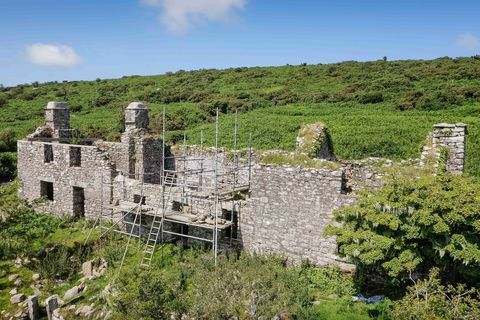 Canaglaze - fastighet - Cornwall - Bodmin Moor - ruiner - Poldark