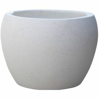 Plaza Moon Planter i vitt 