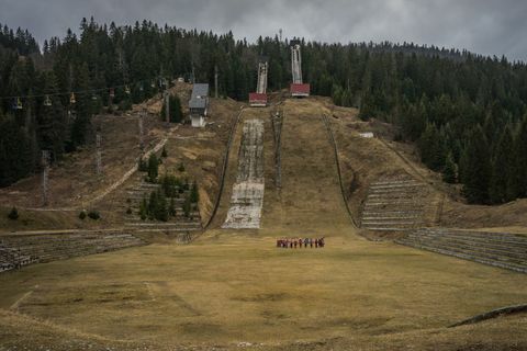 hoppback nära sarajevo