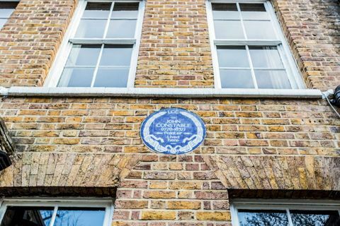 40 Well Walk - Hampstead - John Constable - plack - Savills