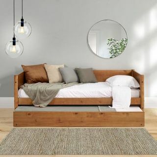 Mid-Century Castanho Daybed