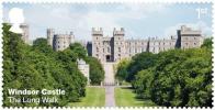 Fira Windsor Castle's fantastiska inredning och arkitektur med dessa speciella frimärken