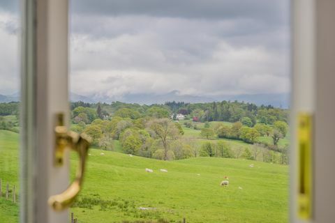 Landsbygdens utsikt över Cumbria