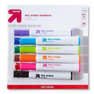 Dry Erase Markers Mejsel Tip Multicolor 10ct - up & up ™