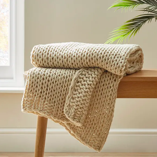 Chunky Knit Throw