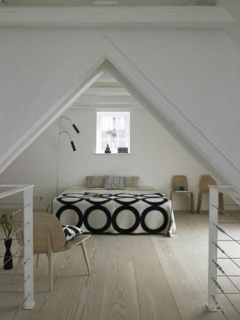 Loft sovrum ombyggnad - vind